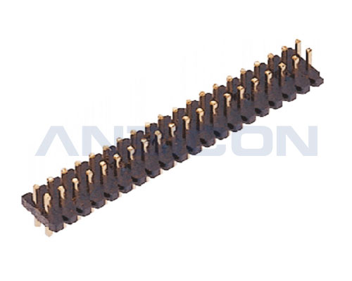 Pitch 1.0mm Pin Header Connector ,Double Row , Straight , High temperature resistance 2p-50p