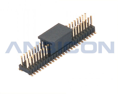 Pitch 1.27*2.54mm Pin Header headern Dual Row SMT,High temperature resistance