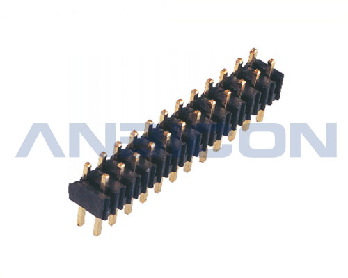 1.27-2.54spacingPin Header, Dual Row ,180°, High temperature resistance