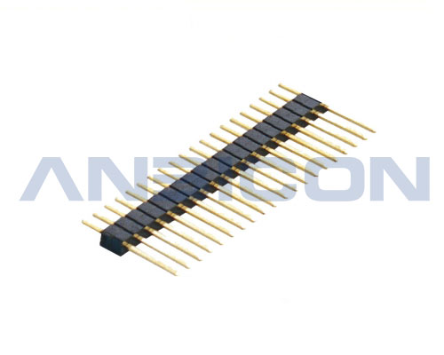 1.27 Pin Header , single row, 180°, High temperature resistance