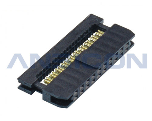 2.0 IDC , three-piece type, protruding point, Elastic sheet terminal