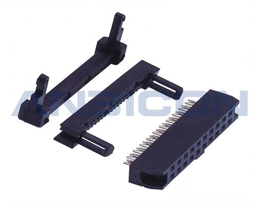 2.54 IDC , three-piece type, protruding point, Elastic sheet terminal