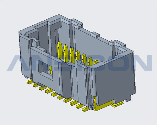 Pitch 1.00mm H5.40mm SMT Straight Angle