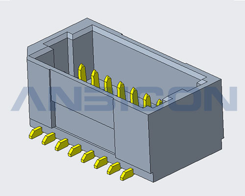 Pitch 1.00mm H4.35mm SMT Straight Angle