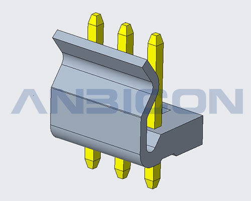 Pitch 3.96mm H13.40mm DIP Straight Angle