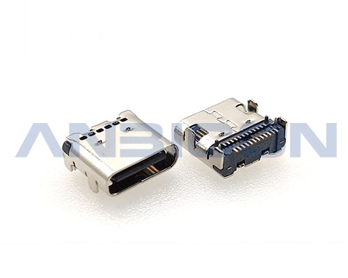 USB C TYPE F 24PIN SMD   Double Rows