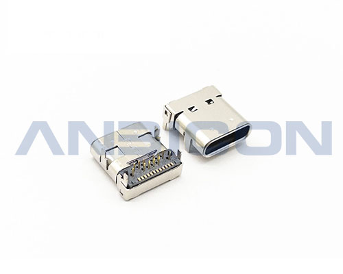 USB C TYPE F 24PIN SMD Double Shell