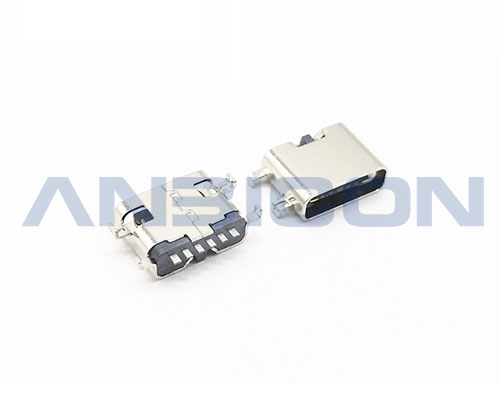 TYPE C Female 6PIN Sinking  0.8/1.2/1.6mm Charging Type