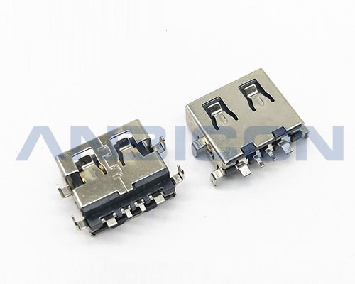 USB 2.0 AF Sinking Type 1.9mm L=10.0mm Rated Current：3A