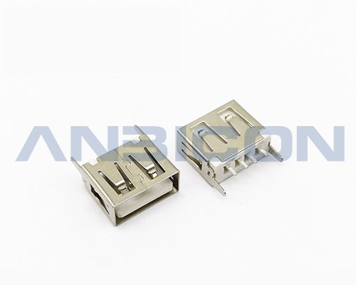 USB 2.0 AF 180° DIP Type  L=10.5mm