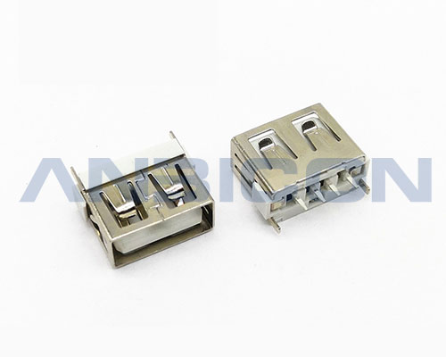 USB 2.0 AF 180° DIP L=10.0mm