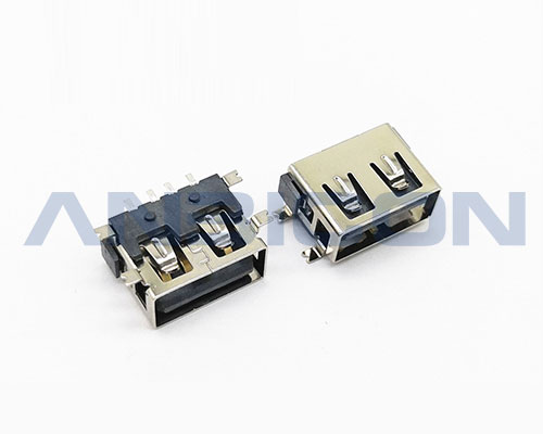 USB 2.0 AF SMT Type L=10.0mm H=6.8mm