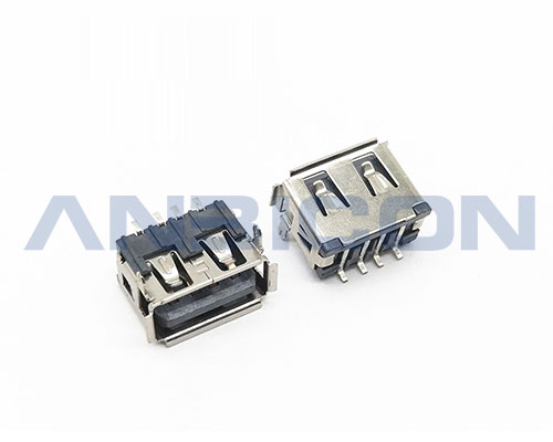 USB 2.0 AF SMT TYPE L=10.0mm H=6.5mm