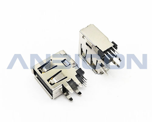 USB 2.0 AF 90° DIP L=13.7mm