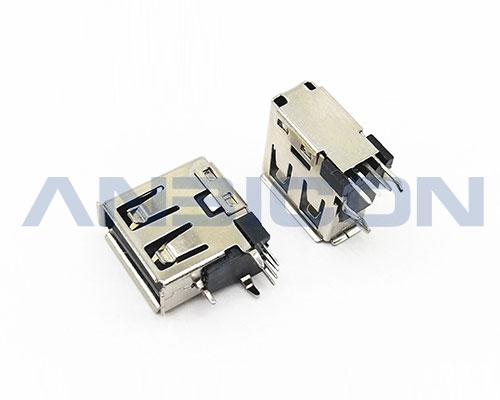 USB 2.0 AF 90° DIP L=14.0mm