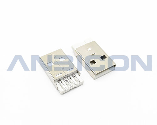 USB 2.0 AM Solder Wire Type L=20.7mm