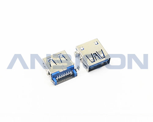 USB 3.0 AF 90° Sinking Type   3.5mm