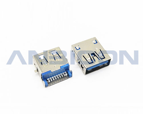 USB 3.0 AF Sinking  SMT Type 2.6mm