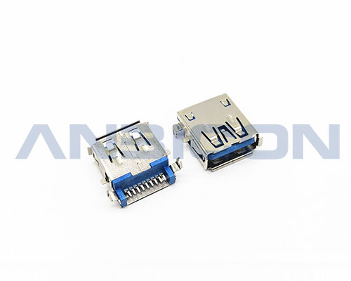 USB 3.0 AF Sinking  SMT Type 3.4mm