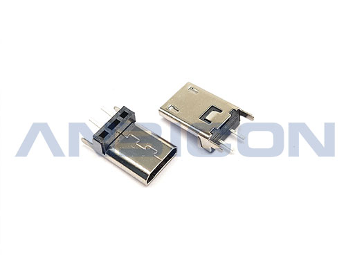 MICRO USB 2P 180° DIP Type L=9.3mm / 10.0mm / 10.5mm / 11.5mm