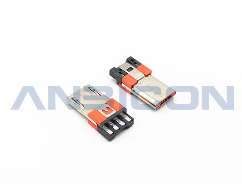 MICRO USB 2.0 Male  Color:Orange